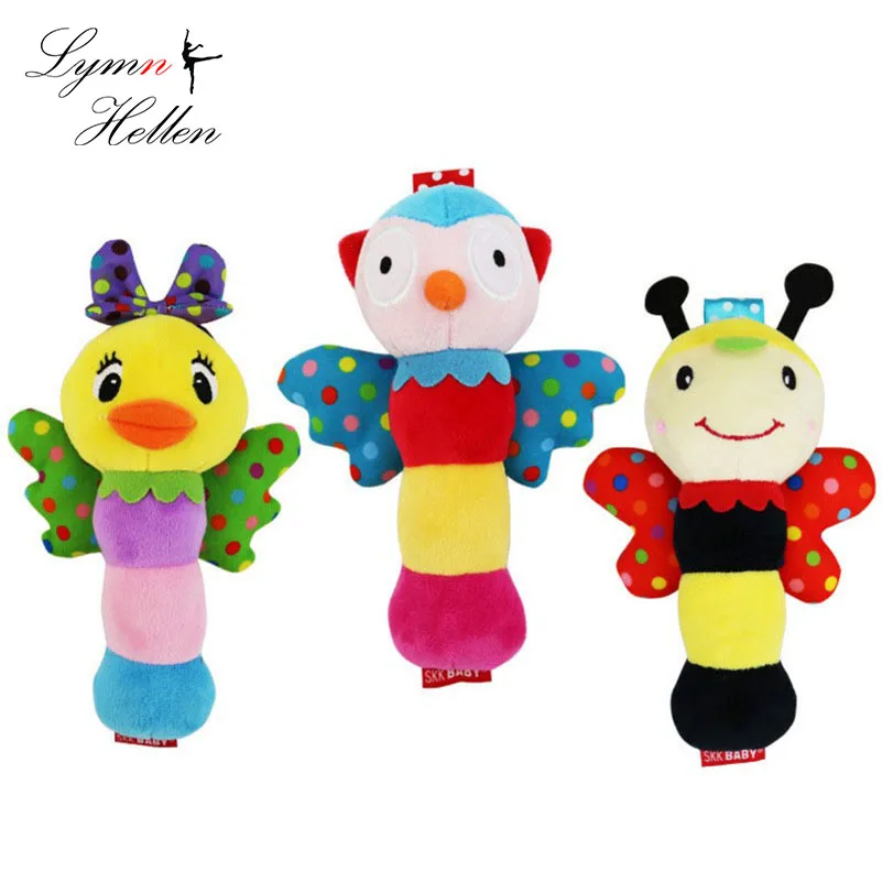 0-1 years old Baby Cute Wings Insect Rattle handbell appease bb stick Hand grasp Plush stuffed Toy Intelligent Kids Gifts
0-1 years old Baby Cute Wings Insect Rattle handbell appease bb stick Hand grasp Plush stuffed Toy Intelligent Kids Gifts