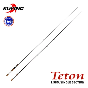 KUYING TETON L 1.98m Casting Spinning Carbon Fiber Fishing Rod Cane Pole Stick Medium Fast Action FUJI Spare Parts 1 Section
KUYING TETON L 1.98m Casting Spinning Carbon Fiber Fishing Rod Cane Pole Stick Medium Fast Action FUJI Spare Parts 1 Section