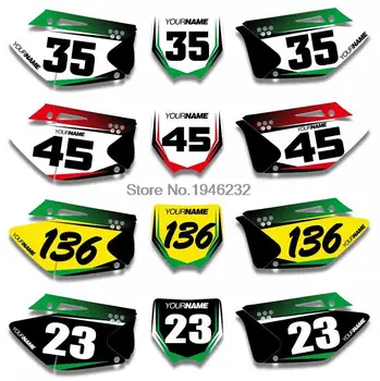 Custom Number Plate Backgrounds Graphics Sticker & Decals Fit For Kawasaki KX250F KXF250 2006 2007 2008
Custom Number Plate Backgrounds Graphics Sticker & Decals Fit For Kawasaki KX250F KXF250 2006 2007 2008