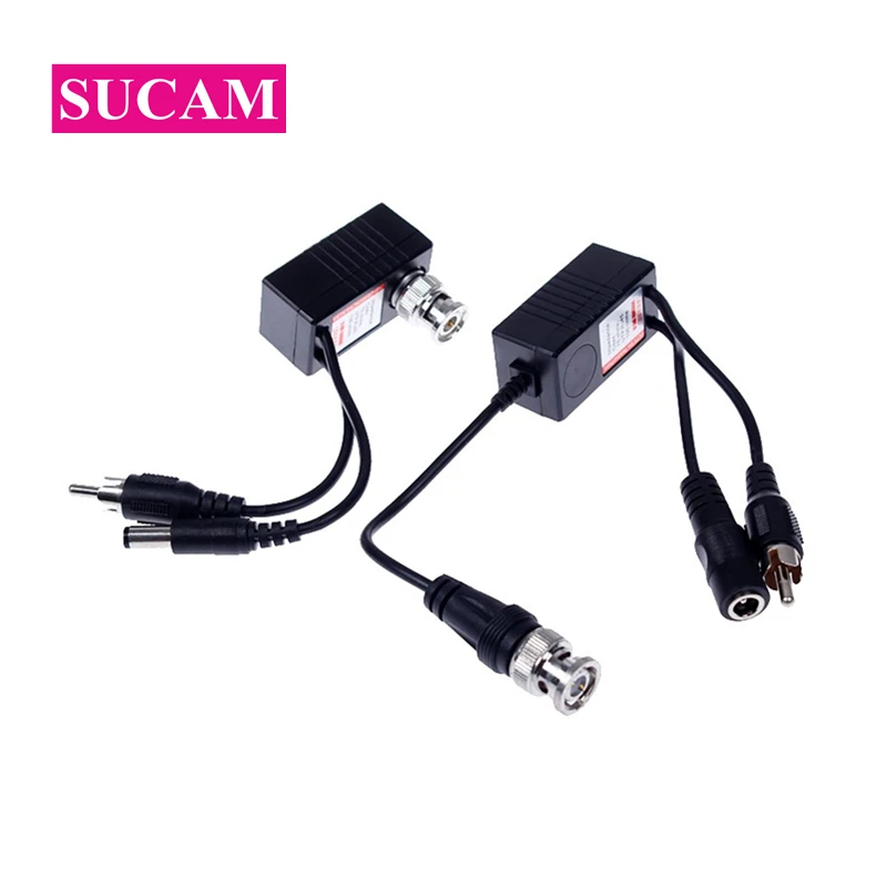 SUCAM 5Pairs/lot CCTV Camera Power Video Balun Transceiver BNC RJ45 Video Audio Power Balun for 1080P AHD CVI TVI Camera
SUCAM 5Pairs/lot CCTV Camera Power Video Balun Transceiver BNC RJ45 Video Audio Power Balun for 1080P AHD CVI TVI Camera