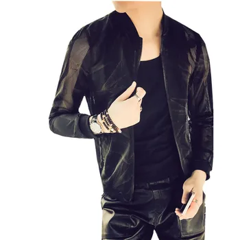 Summer Bomber Jacket Men Fashion New Thin Male Casual Jacket Sun Protection Long Sleeve Hollow Mesh Breathable Night Club Coats
Summer Bomber Jacket Men Fashion New Thin Male Casual Jacket Sun Protection Long Sleeve Hollow Mesh Breathable Night Club Coats