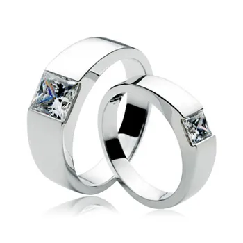 Fabulous 1CT Men's And 0.5CT Women Solid White Gold Quality Reliable Pair Synthetic Carbon Ring Lovers Wedding Classic Jewelry
Fabulous 1CT Men's And 0.5CT Women Solid White Gold Quality Reliable Pair Synthetic Carbon Ring Lovers Wedding Classic Jewelry