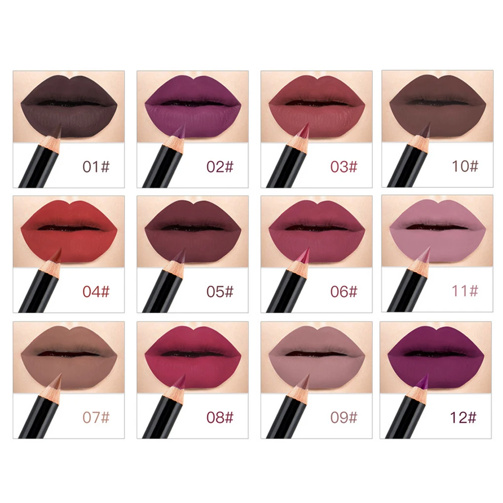 2018 New 12pcs/set Waterproof Lip Liner Makeup Set Long Lasting Matte Lipsticks Nude Lip Pencil Pen
2018 New 12pcs/set Waterproof Lip Liner Makeup Set Long Lasting Matte Lipsticks Nude Lip Pencil Pen