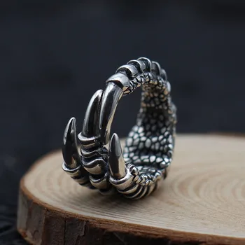 Red Trees Fashion Men Vintage Ring Silver 925 Unique Exaggerate Eagle Claw Ring Male Fine Jewelry Adjustable
Red Trees Fashion Men Vintage Ring Silver 925 Unique Exaggerate Eagle Claw Ring Male Fine Jewelry Adjustable