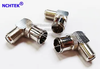 NCHTEK F Push-On 90 Right Angle Male to Female Connector Adapter Coax RG6 RG59/Free shipping/50PCS
NCHTEK F Push-On 90 Right Angle Male to Female Connector Adapter Coax RG6 RG59/Free shipping/50PCS