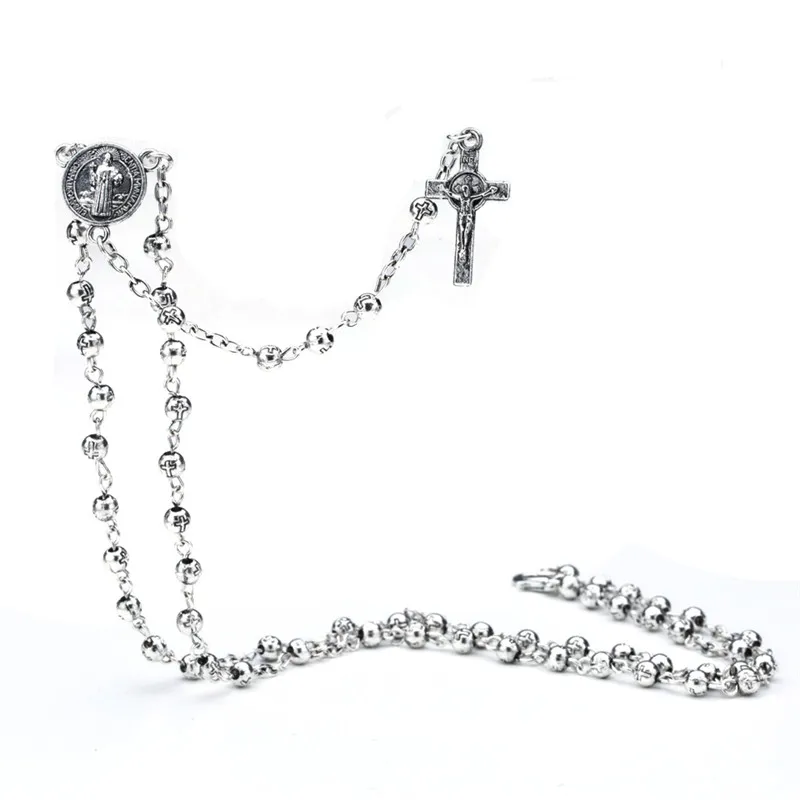 2017 New 4mm 59Beads Cross Beads Brand Necklace Pray Necklace Pray rosary religious jewelry necklace Jesus jewelry
2017 New 4mm 59Beads Cross Beads Brand Necklace Pray Necklace Pray rosary religious jewelry necklace Jesus jewelry