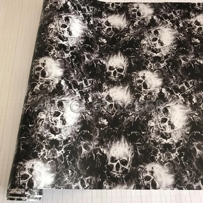 10/20/30/40/50X152CM Black White Scary Flame Skull Camo Wrap Car Sticker Wrap Skull Camouflage Car Wrap Vinyl DIY Decal
10/20/30/40/50X152CM Black White Scary Flame Skull Camo Wrap Car Sticker Wrap Skull Camouflage Car Wrap Vinyl DIY Decal