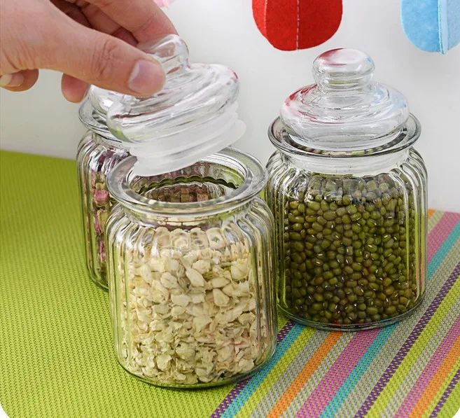 1PC Glass moisture sealed cans grain cereals storage tank transparent tea cans food storage glass bottles LF 061
1PC Glass moisture sealed cans grain cereals storage tank transparent tea cans food storage glass bottles LF 061