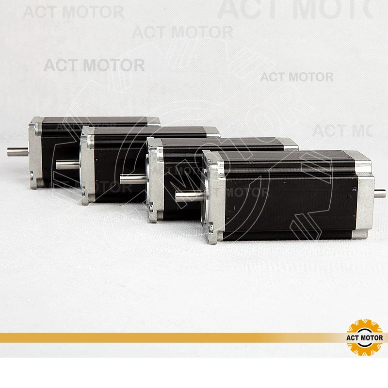 Free Ship From Germany!ACT 4PCS Nema23 Stepper Motor 23HS2442B Dual Shaft 4-Lead 425oz-in 112mm 4.2A Bipolar CE ISO RoHz
Free Ship From Germany!ACT 4PCS Nema23 Stepper Motor 23HS2442B Dual Shaft 4-Lead 425oz-in 112mm 4.2A Bipolar CE ISO RoHz