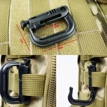 NEW 10pcs Plastic Backpack Hanging Buckle Multi-function D-type Carabiner Outdoor Activities Hang Clips
NEW 10pcs Plastic Backpack Hanging Buckle Multi-function D-type Carabiner Outdoor Activities Hang Clips