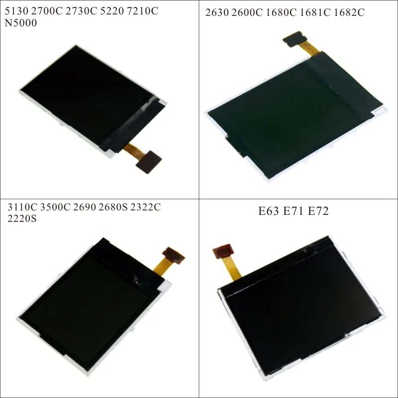 Replacement repair LCD display for Nokia 2630 2600C 1680C 3110C 3500C 2690 2322 5130 2700C 2730C E63 E71 E72 + screwdriver tools
Replacement repair LCD display for Nokia 2630 2600C 1680C 3110C 3500C 2690 2322 5130 2700C 2730C E63 E71 E72 + screwdriver tools