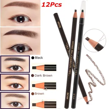 Hot 12pcs/set Eyebrow Pencil Makeup Eye Brow Enhancers Pen Cosmetic Waterproof Stereo Types Permanent Makeup Tattoo Art Tool
Hot 12pcs/set Eyebrow Pencil Makeup Eye Brow Enhancers Pen Cosmetic Waterproof Stereo Types Permanent Makeup Tattoo Art Tool