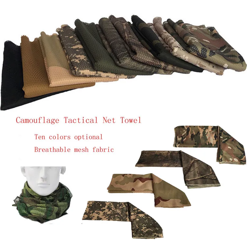 climbing Scarf headscarf Tactical Military Style Camouflage Camo Scarf Wrap Face Net Mesh Cover &4m22
climbing Scarf headscarf Tactical Military Style Camouflage Camo Scarf Wrap Face Net Mesh Cover &4m22