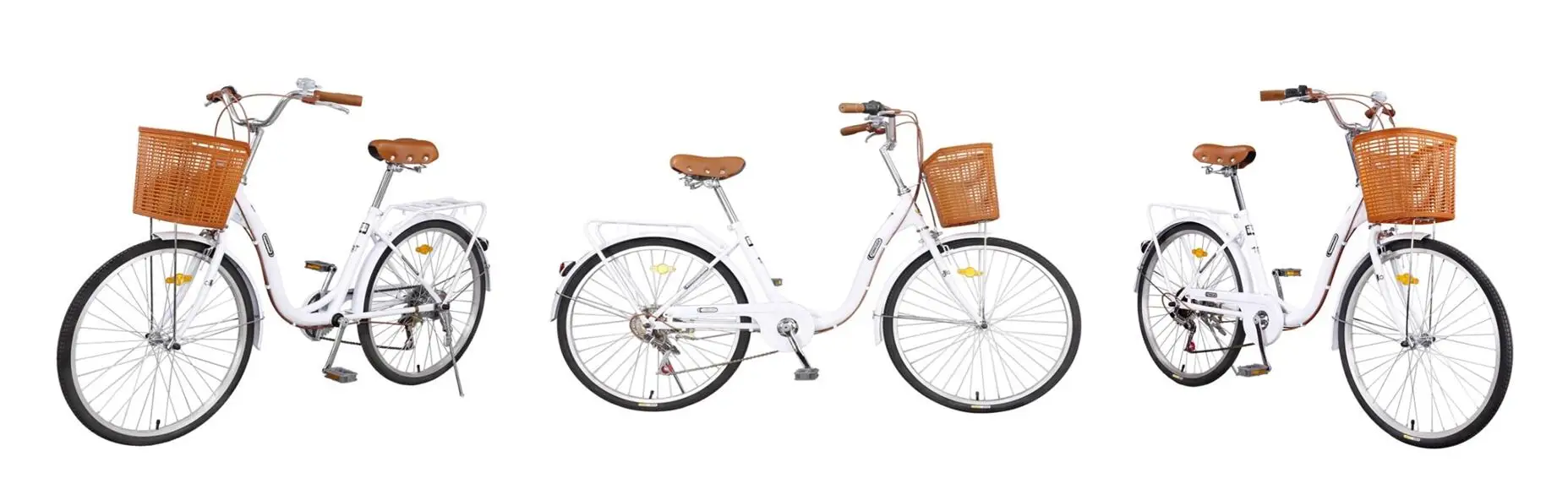 Clearance 24 Inch 6 Speed Commuter Bicycle for Female 4