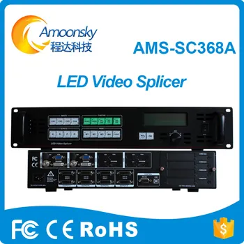 Multi picture video processor 8k video splicer 8k video wall controller SC368A matching novastar msd300 linsn ts802d sender card
Multi picture video processor 8k video splicer 8k video wall controller SC368A matching novastar msd300 linsn ts802d sender card