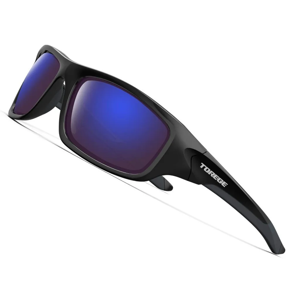 2019 Polarized Sports Sunglasses for Men Women Running Fishing Golf TR90 Unbreakable Frame TR011 -Upgrade Goggle Black Blue
2019 Polarized Sports Sunglasses for Men Women Running Fishing Golf TR90 Unbreakable Frame TR011 -Upgrade Goggle Black Blue