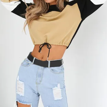 hot cool Sweatshirt women Top O-Neck Long Sleeve Splcing Color Casual Streetwear Women Clothes 2018 Moletom Feminino
hot cool Sweatshirt women Top O-Neck Long Sleeve Splcing Color Casual Streetwear Women Clothes 2018 Moletom Feminino