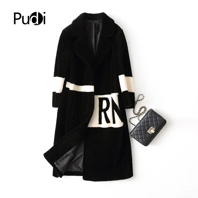 PUDI A17086 women's winter warm genuine wool fur with turn-down collar winter coat lady long coat jacket overcoat
PUDI A17086 women's winter warm genuine wool fur with turn-down collar winter coat lady long coat jacket overcoat