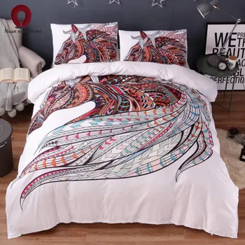 BeddingOutlet 3 Pieces 3D horse Bedding Set Bohemia Duvet Cover with Pillow Case Colorful Printed Indian Bed Set Cover
BeddingOutlet 3 Pieces 3D horse Bedding Set Bohemia Duvet Cover with Pillow Case Colorful Printed Indian Bed Set Cover