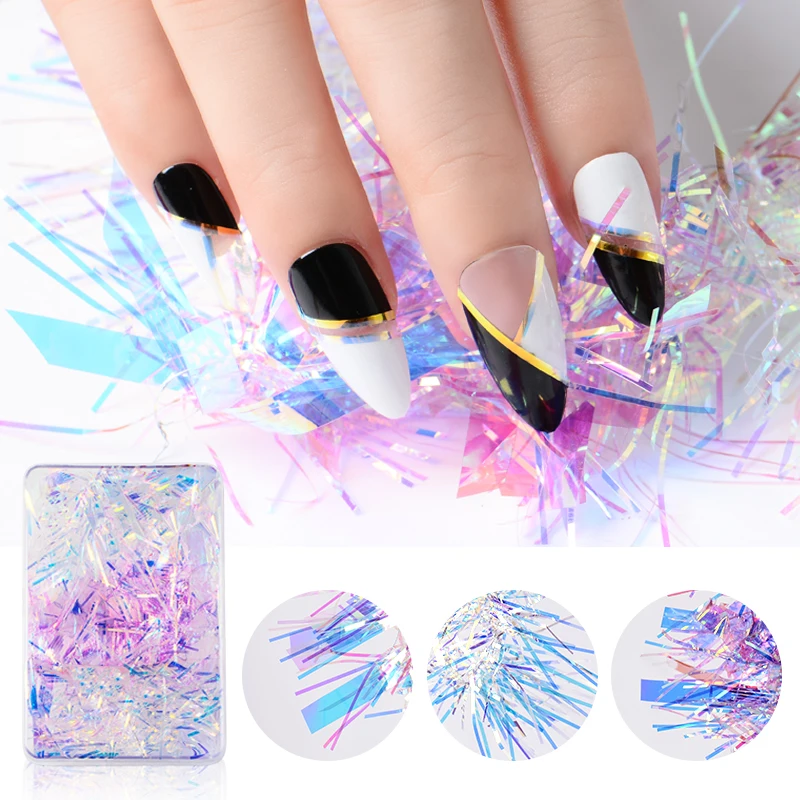 RBAN NAIL Holographic Striping Tape 3D Nail Art Strips Silk Thread Nail Line DIY Gel Polish Metallic Nail Stickers Decoration
RBAN NAIL Holographic Striping Tape 3D Nail Art Strips Silk Thread Nail Line DIY Gel Polish Metallic Nail Stickers Decoration
