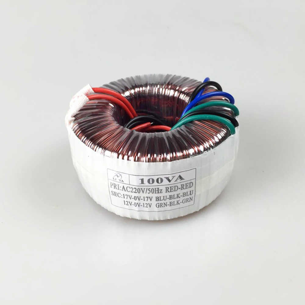 100w toroidal transformer professional audio power amplifier transformer 220V turn double 17V dual 12V
100w toroidal transformer professional audio power amplifier transformer 220V turn double 17V dual 12V