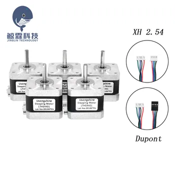 CE certification 4-lead Nema17 Stepper Motor 42 motor Nema 17 motor 42BYGH 1.5A (17HS4401) motor for CNC XYZ
CE certification 4-lead Nema17 Stepper Motor 42 motor Nema 17 motor 42BYGH 1.5A (17HS4401) motor for CNC XYZ