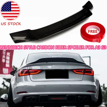 Renntech Style Carbon Fiber Spoiler For A3 S3 RS3 4DR Sedan RT Look Rear Trunk Wing Splitter 2013-2018 US Stock
Renntech Style Carbon Fiber Spoiler For A3 S3 RS3 4DR Sedan RT Look Rear Trunk Wing Splitter 2013-2018 US Stock