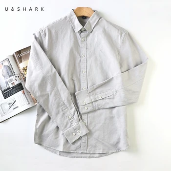U&SHARK 2020 Summer Classic Grey Mens Dress Shirts Breathable Linen Cotton Shirts Men Brand Clothing Slim Fit Casual Shirts Male
U&SHARK 2020 Summer Classic Grey Mens Dress Shirts Breathable Linen Cotton Shirts Men Brand Clothing Slim Fit Casual Shirts Male