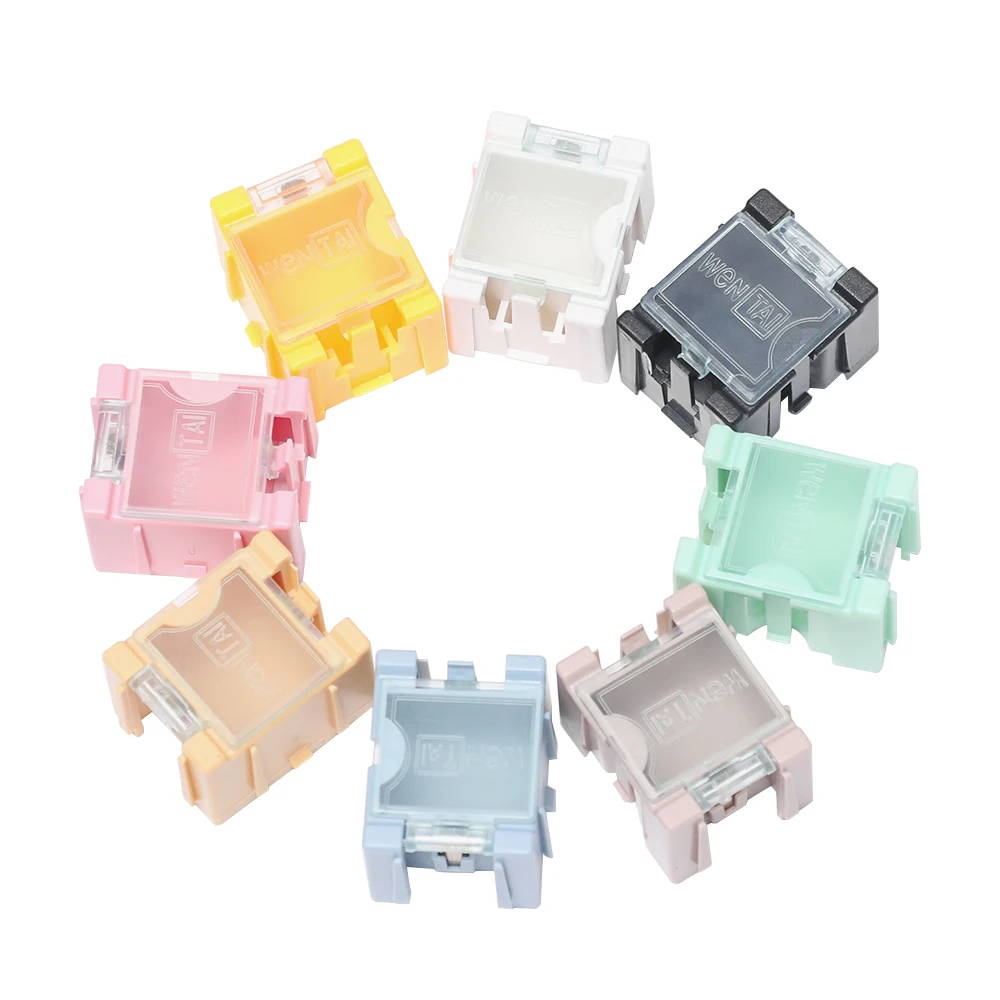 5Pcs SMD SMT Component Container Storage Boxes Electronic Case Zit Automatical Pops Up Patch Box Power Tools Home Supplies
5Pcs SMD SMT Component Container Storage Boxes Electronic Case Zit Automatical Pops Up Patch Box Power Tools Home Supplies