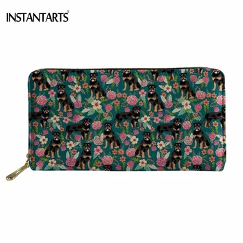INSTANTARTS Fashion Brand Women PU Leather Wallets Kawaii Dogs Rottweiler Flowers Pattern Unisex Long Purse Credit Card Holder
INSTANTARTS Fashion Brand Women PU Leather Wallets Kawaii Dogs Rottweiler Flowers Pattern Unisex Long Purse Credit Card Holder