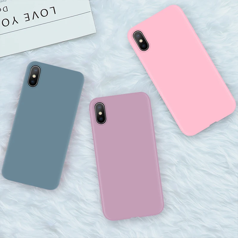 Candy Color Case FOR iphone XR X XS Max Case For Funda iphone 7 8 6 6S Plus Luxury Silicone Girl Cover For iphone 7Plus Plain
Candy Color Case FOR iphone XR X XS Max Case For Funda iphone 7 8 6 6S Plus Luxury Silicone Girl Cover For iphone 7Plus Plain