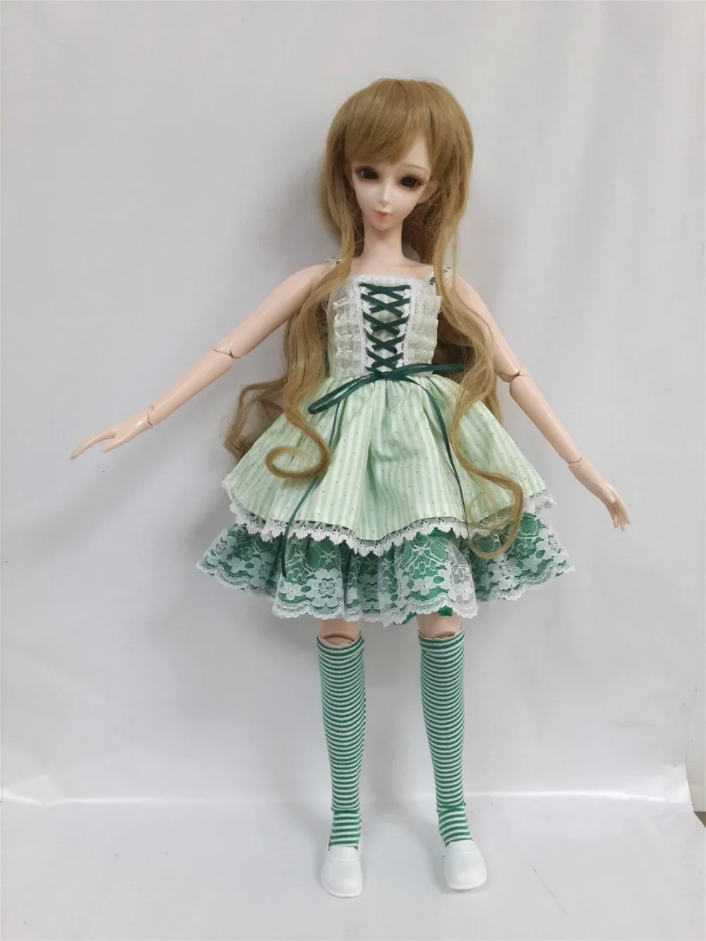1/3 BJD Doll 56cm female Plastic joint moveable doll ,includes the body head eye shoes
1/3 BJD Doll 56cm female Plastic joint moveable doll ,includes the body head eye shoes