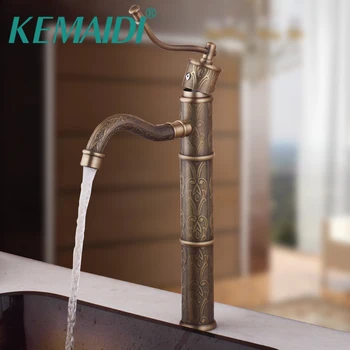 KEMAIDI Antique Brass Faucet Stream Spout Tap Bathroom Basin Sink Faucet Solid Brass Hot & Cold Water Mixer Vanity Sink
KEMAIDI Antique Brass Faucet Stream Spout Tap Bathroom Basin Sink Faucet Solid Brass Hot & Cold Water Mixer Vanity Sink