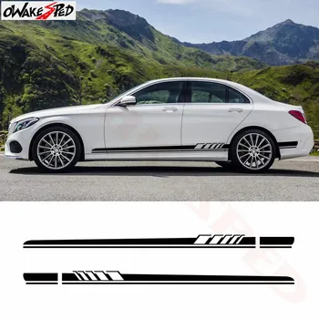 Car Styling Side Stripe Skirt Sticker For Mercedes Benz C Class W205 C63 C180 C200 C300 C350 C43 coupe W204 W203 AMG Accessories
Car Styling Side Stripe Skirt Sticker For Mercedes Benz C Class W205 C63 C180 C200 C300 C350 C43 coupe W204 W203 AMG Accessories