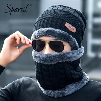 Sparsil Unisex Winter Hat+Ring Scarf =2Pcs Set Thicken Fleece Warm Neck Ear Wraps Beanies&Skullies Men Hats Scarves Knitted Sets
Sparsil Unisex Winter Hat+Ring Scarf =2Pcs Set Thicken Fleece Warm Neck Ear Wraps Beanies&Skullies Men Hats Scarves Knitted Sets