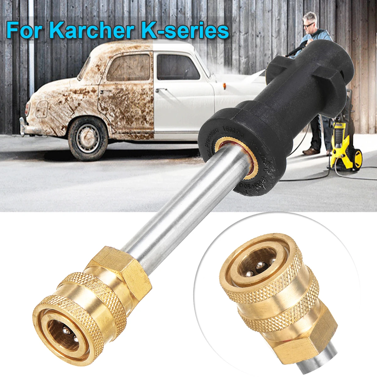 Pressure Washer Jet Wash Quick Release Female Conversion Fitting for K K K2 K3 K4 K5 K6 K7 Car Washer Tool Part
Pressure Washer Jet Wash Quick Release Female Conversion Fitting for K K K2 K3 K4 K5 K6 K7 Car Washer Tool Part