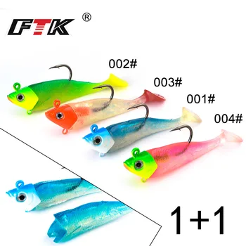FTK Lead Head Soft Fishing Lures 4 Colors 45g/55g Pesca Sharp Hook Soft Fish Bait for Lake Fishing Bass Lure
FTK Lead Head Soft Fishing Lures 4 Colors 45g/55g Pesca Sharp Hook Soft Fish Bait for Lake Fishing Bass Lure