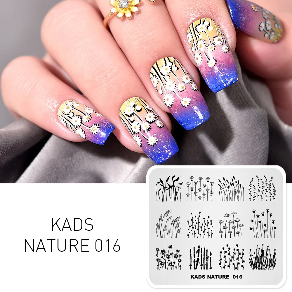 New Arrival Nail Stamp Plate Fall Plants Flowers Leaves Stamping Printer Plates Stencil for Nails Nail Art Design Templates
New Arrival Nail Stamp Plate Fall Plants Flowers Leaves Stamping Printer Plates Stencil for Nails Nail Art Design Templates