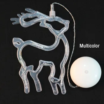 8Led Elk Shaped LED Night Light Window Sucker Lamp For Christmas Decor Party Light warm white / white / multicolor
8Led Elk Shaped LED Night Light Window Sucker Lamp For Christmas Decor Party Light warm white / white / multicolor
