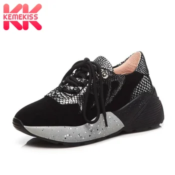 KemeKiss Women Sneaker Real Leather Patchwork Snake Pattern Casual Wedges Shoes Women Strap Vulcanized Walk Shoes Size 35-39
KemeKiss Women Sneaker Real Leather Patchwork Snake Pattern Casual Wedges Shoes Women Strap Vulcanized Walk Shoes Size 35-39