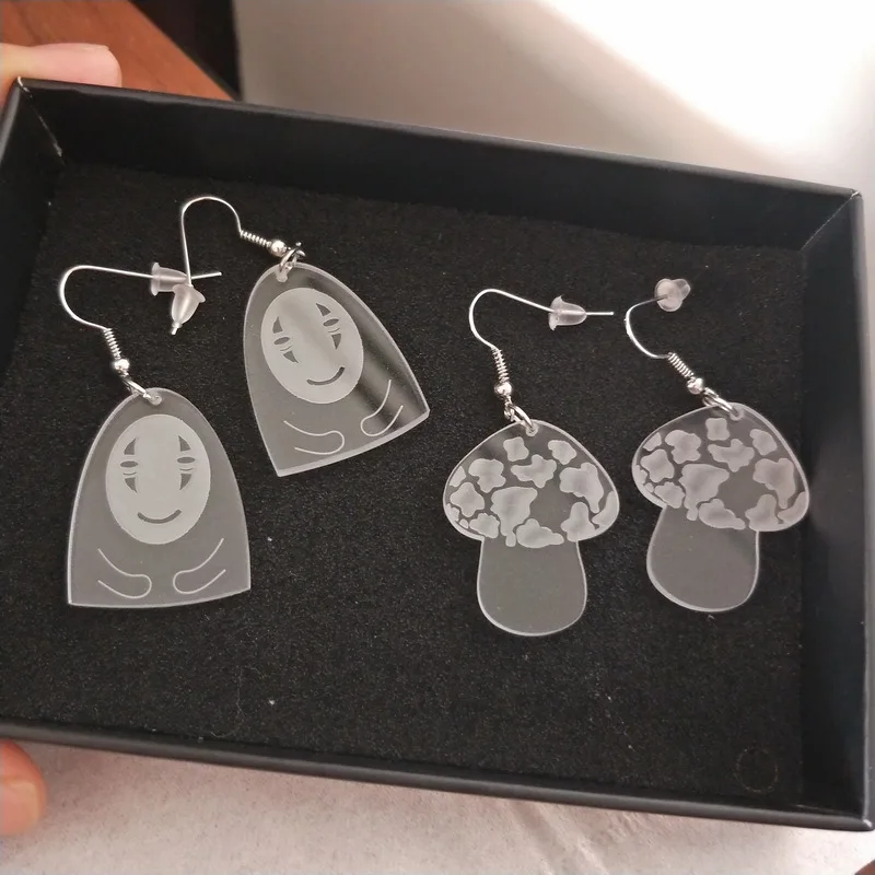 2018 New Design Personality Transparent Acrylic Cute Mushroom Drop Earrings Anime Slender Man Night Club for Women Jewerly
2018 New Design Personality Transparent Acrylic Cute Mushroom Drop Earrings Anime Slender Man Night Club for Women Jewerly