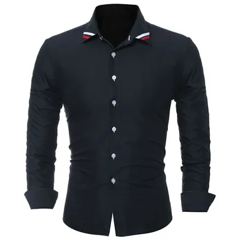NEW 2020 Fashion Spring autumn Solid color young men Classic Striped ribbon Slim Fit camisas masculina mens clothing
NEW 2020 Fashion Spring autumn Solid color young men Classic Striped ribbon Slim Fit camisas masculina mens clothing