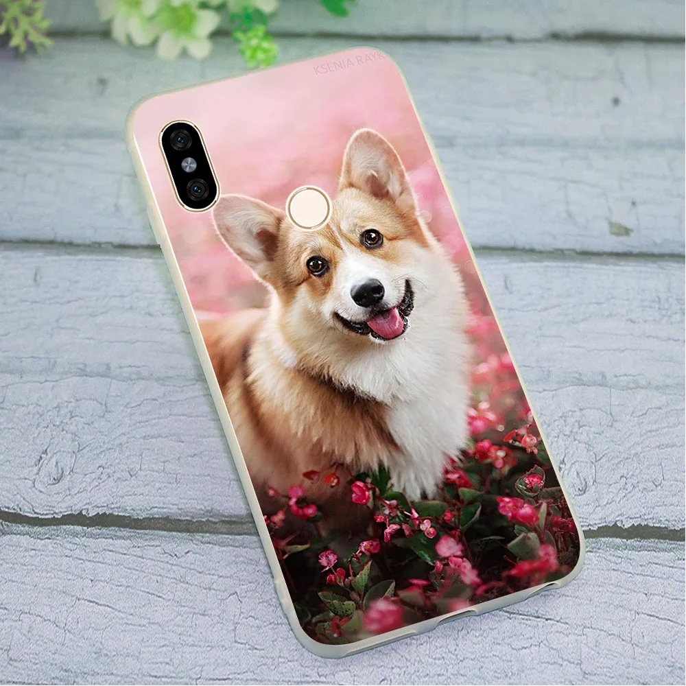Чехлы с фотографией на заказ спб Чехол для телефона Corgi dog для Xiaomi mi 8, чехол mi A1 A2 Lite mi 9 SE mi x 2