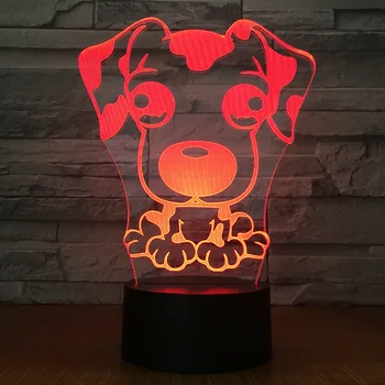 Very Cute Dog 3D 7 Color Lamp Visual Led Night Lights For Kids Touch Usb Table Lampara Lampe
Very Cute Dog 3D 7 Color Lamp Visual Led Night Lights For Kids Touch Usb Table Lampara Lampe