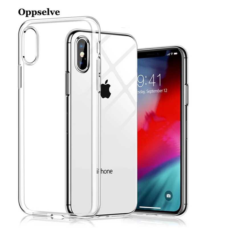 Роскошный чехол для iPhone X XS XR 8 7 6 S Plus Capinhas Ультратонкий Мягкий силиконовый из ТПУ с