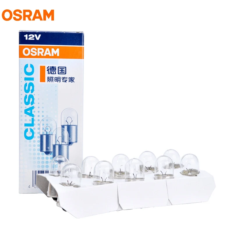 10pcs OSRAM 5007 R5W BA15s 12V 5W Original Line Metal Bases License Plate Light Brake Lamps Germany OEM Car Halogen Bulb ECE
10pcs OSRAM 5007 R5W BA15s 12V 5W Original Line Metal Bases License Plate Light Brake Lamps Germany OEM Car Halogen Bulb ECE
