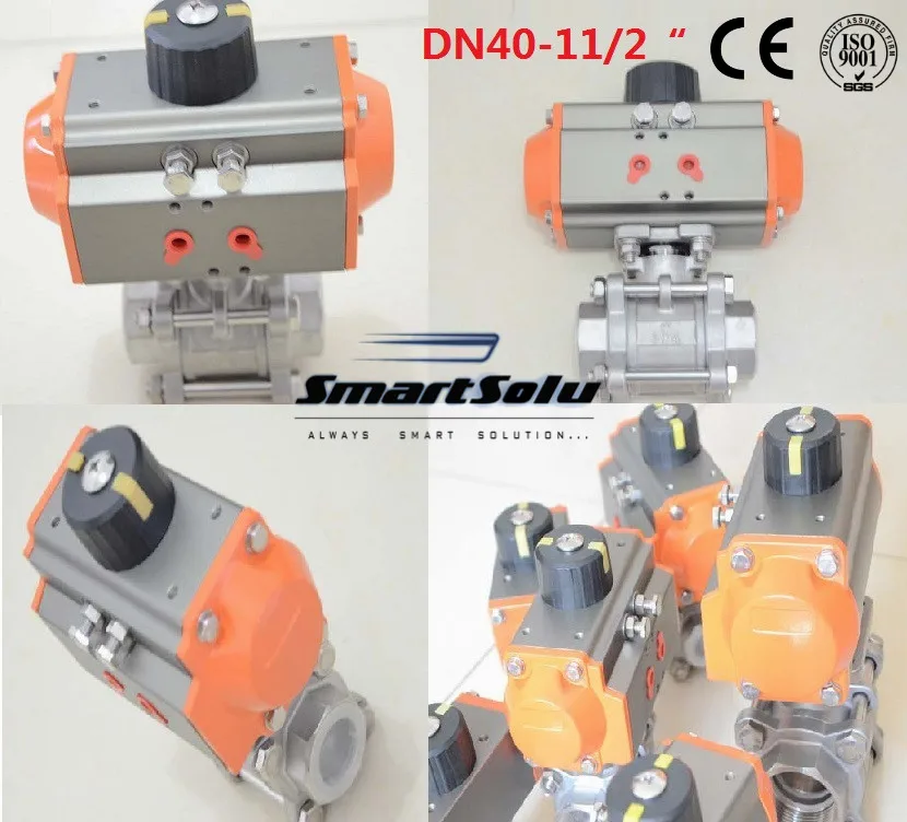 free shipping High quality DN40 11/2" three pieces Stainless steel 304 double acting air actuated pneumatic ball valve actuator
free shipping High quality DN40 11/2" three pieces Stainless steel 304 double acting air actuated pneumatic ball valve actuator