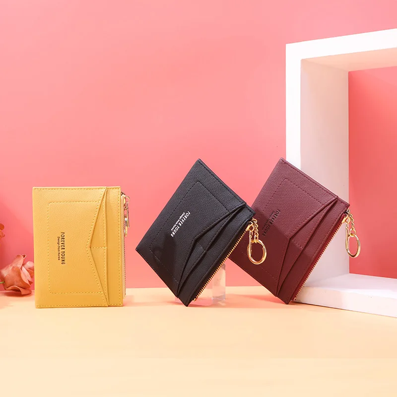 2019 New Mini Wallet Fashion Short Zipper ID Card Holders Practical Small Coin Purses
2019 New Mini Wallet Fashion Short Zipper ID Card Holders Practical Small Coin Purses