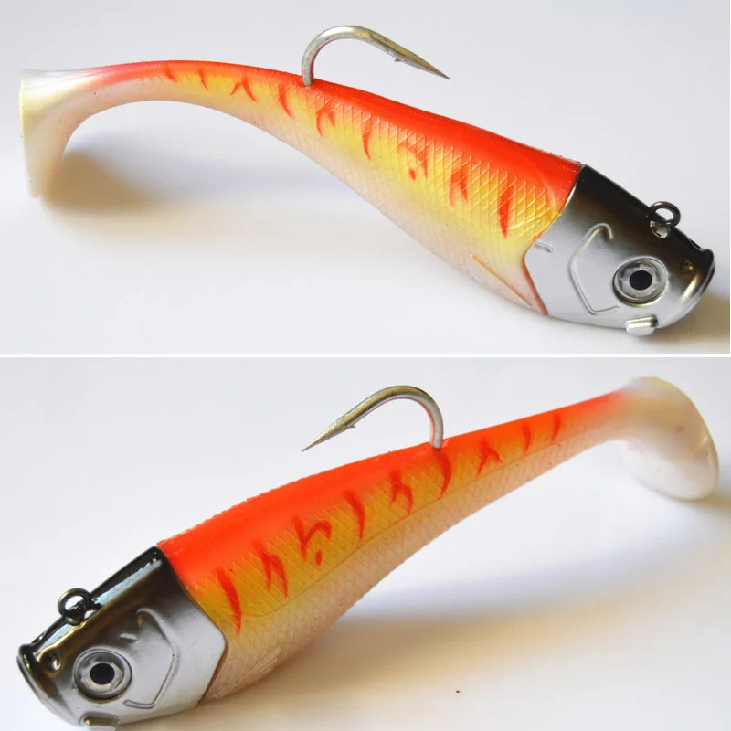 1pack 18.5cm/330g Heavy game fishing lure jig head soft boby lure jigging lure boat fishing lure
1pack 18.5cm/330g Heavy game fishing lure jig head soft boby lure jigging lure boat fishing lure