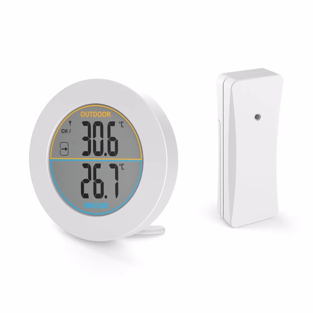 Table Wireless Thermometer LCD Digital Display Indoor Outdoor Sensor Temperature Sensor Thermometers Tester Tools 
Table Wireless Thermometer LCD Digital Display Indoor Outdoor Sensor Temperature Sensor Thermometers Tester Tools